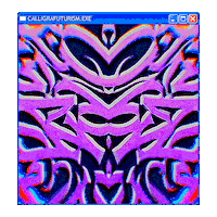 Pokras Calligrafuturism Sticker by POST-WEB