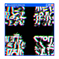 Pokras Calligrafuturism Sticker by POST-WEB