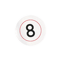 8 Ball Shopping Sticker by Lulu Guinness