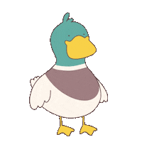Duck Dancing Sticker