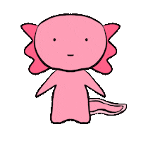 nieaaaaaa smile einaniest heartyaxolotl Sticker