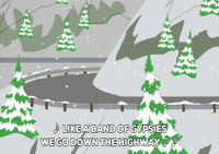 eric cartman snow GIF by South Park 