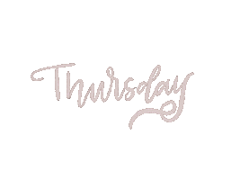 Days Of The Week Thursday Sticker