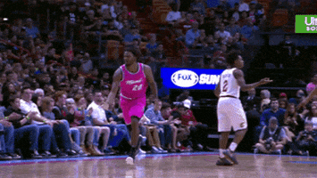 miami heat running GIF by NBA