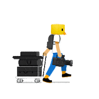 Work Shooting Sticker by PIOUCUBE