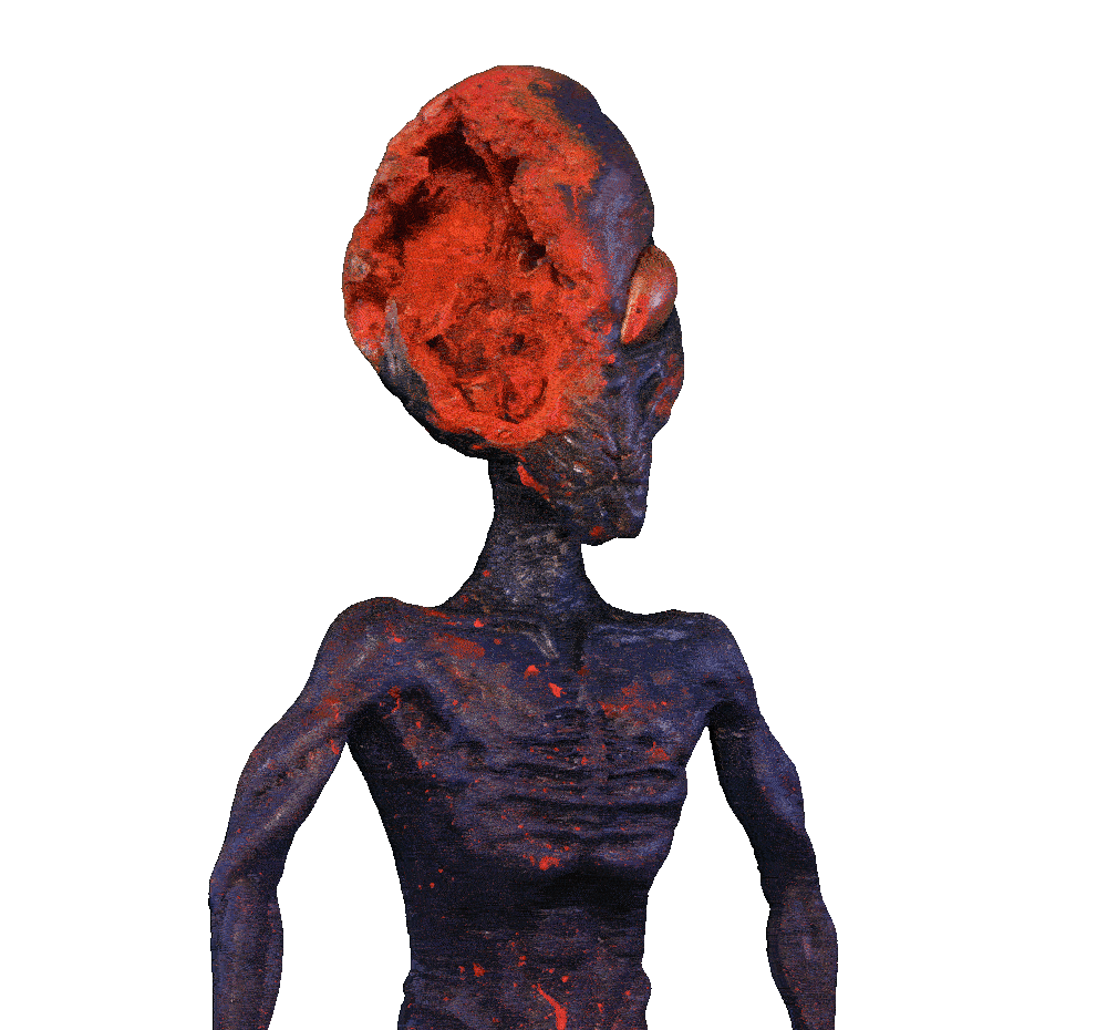 Extra Terrestrial Aliens Sticker by The Horror Section