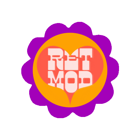Flower Spinning Sticker by RetMod