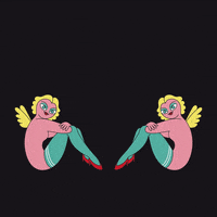 angels GIF by ★ B U B B L E ★
