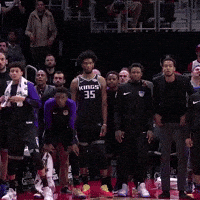 ben mclemore bench GIF by Sacramento Kings