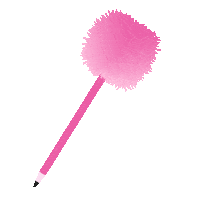 The 90S Pink Sticker by Showtime