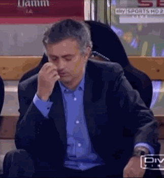 mourinho facepalm GIF
