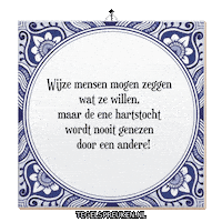 Wijsheid Troost Sticker by Tegelspreuken.nl