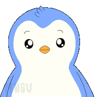 Monday Morning Pain Sticker by Pudgy Penguins