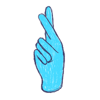 Finger Good Luck Sticker by yessiow
