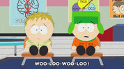 scared kyle broflovski GIF by South Park 