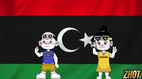 North Africa Libya GIF by Zhotcita
