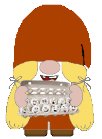 Eggs Gnome Sticker