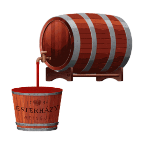 Wine Barrel Sticker by Esterhazy