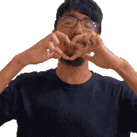 Love You Hearts Sticker