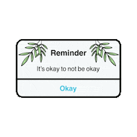 skinfictional floral positivity reminder affirmation Sticker