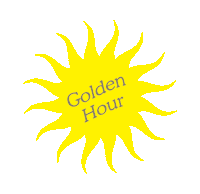 Golden Hour Sticker by Yellow Beauty