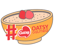 Oatsy healthy bowl oats oat Sticker