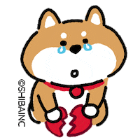 Sad Valentines Day Sticker by SHIBAINC