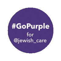jewish_care purple jc purpleday purple day Sticker