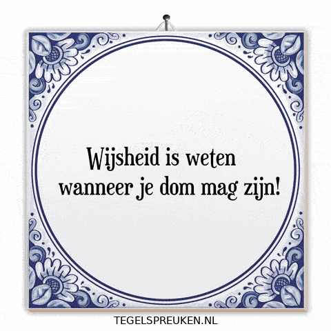 Humor Wijsheid GIF by Tegelspreuken.nl