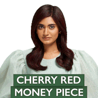 Red Hair Ash Sticker by Godrej Professional