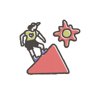 Red Rocks Walk Sticker by joelkirschenbaum