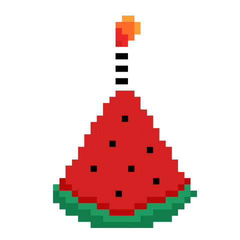 Party Pixel Sticker