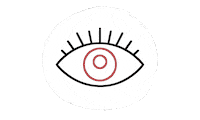 Eyes Look Sticker by Indika Records