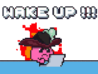 Angry Wake Up Sticker by Potatozzz by 9GAG
