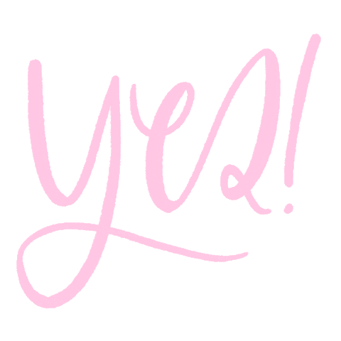 Yes Sticker by Well-Watered Women