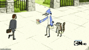 Avoid Regular Show GIF