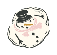 Christmas Snow Sticker by Madeline Edwards