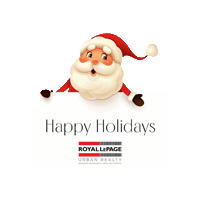 Santa Claus Christmas Sticker by royallepageurban