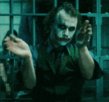 the joker applause GIF the joker applause GIF