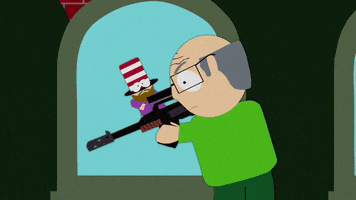 gun mr. herbert garrison GIF by South Park