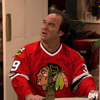 Chicago Blackhawks Smile GIF by Laff Chicago Blackhawks Smile GIF by Laff
