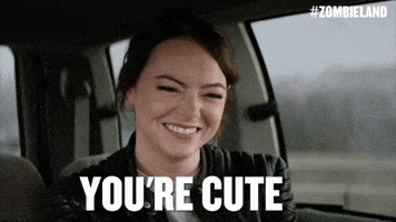 Youre Cute Emma Stone GIF by Zombieland