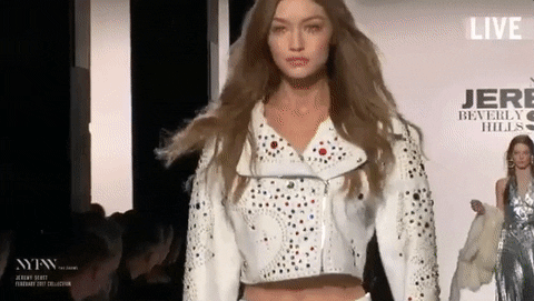 gigi hadid nyfw feb 2017 GIF by NYFW: The Shows