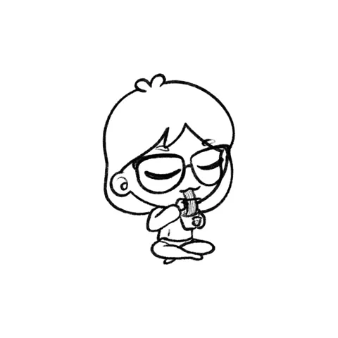 Hungry Instant Noodles GIF