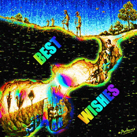 Best Wishes Good Luck GIF by PEEKASSO