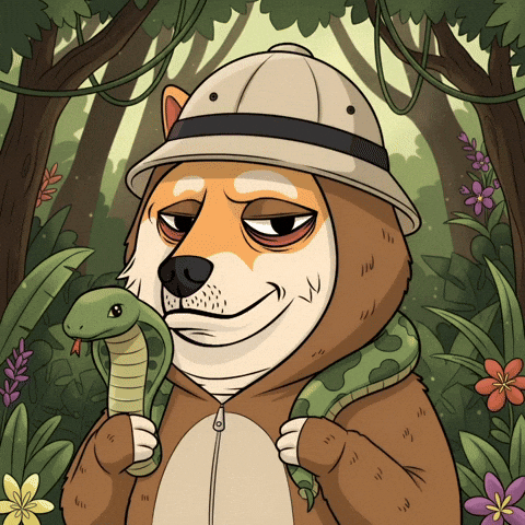 Shiba Inu Illustration GIF by Doge Pound