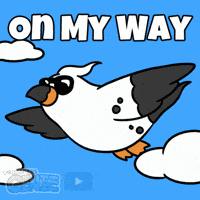 Running Late On My Way GIF by Christophers Genie