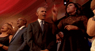 barack and michelle dancing GIF by BET