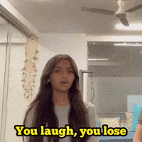 You Laugh You Lose GIF by Digital Pratik