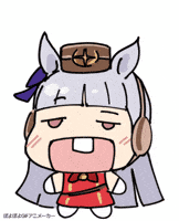 Gold Ship Horse Girl GIF